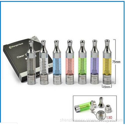 E Cigarette 2.4ml Dual Coil Clearomizer T3s